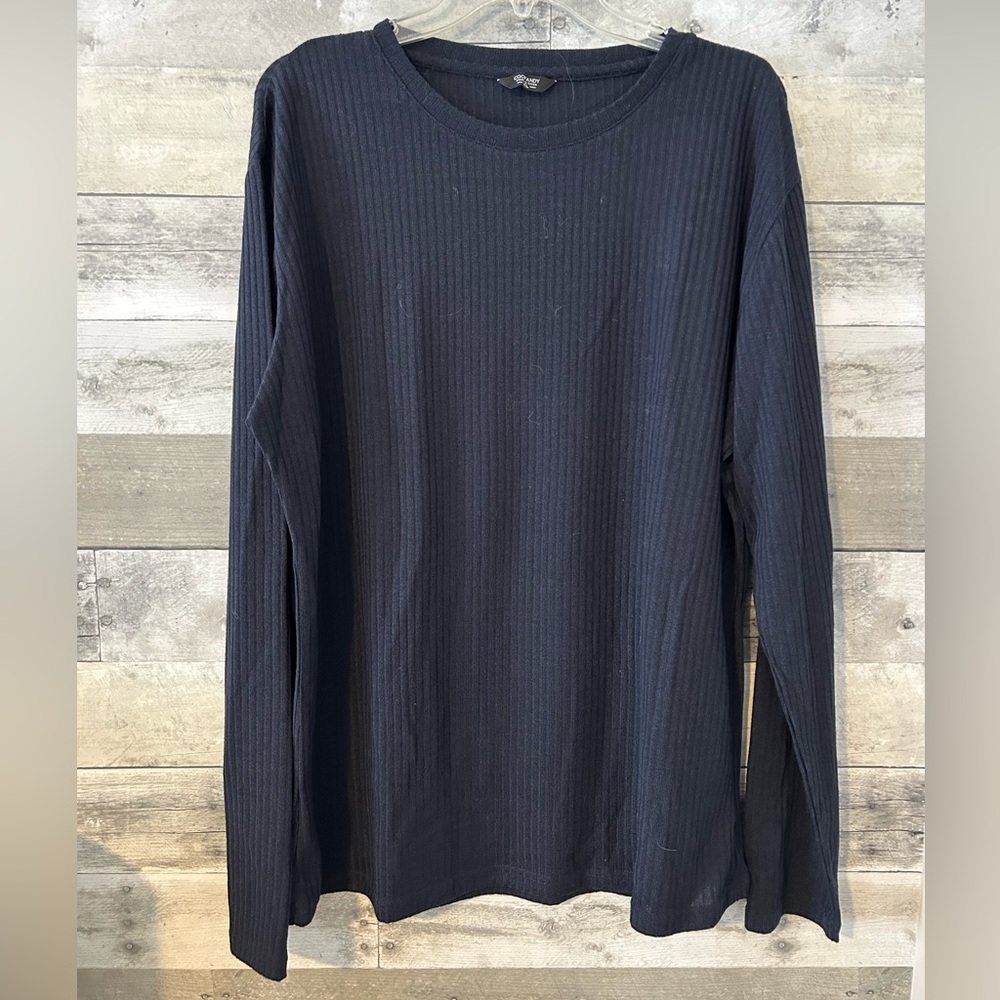 Men's Navy Long Sleeve Shirt